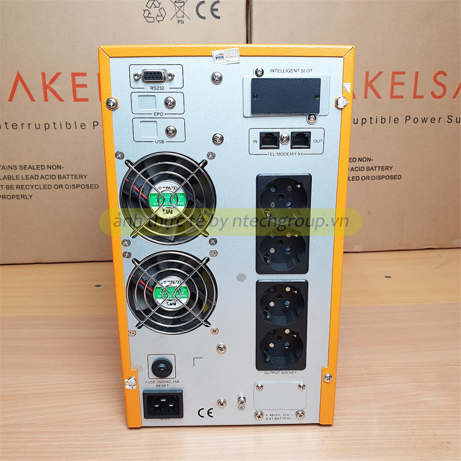 Bộ Lưu Điện UPS Online Makelsan Powerpack SE 3kVA 1:1 Phase