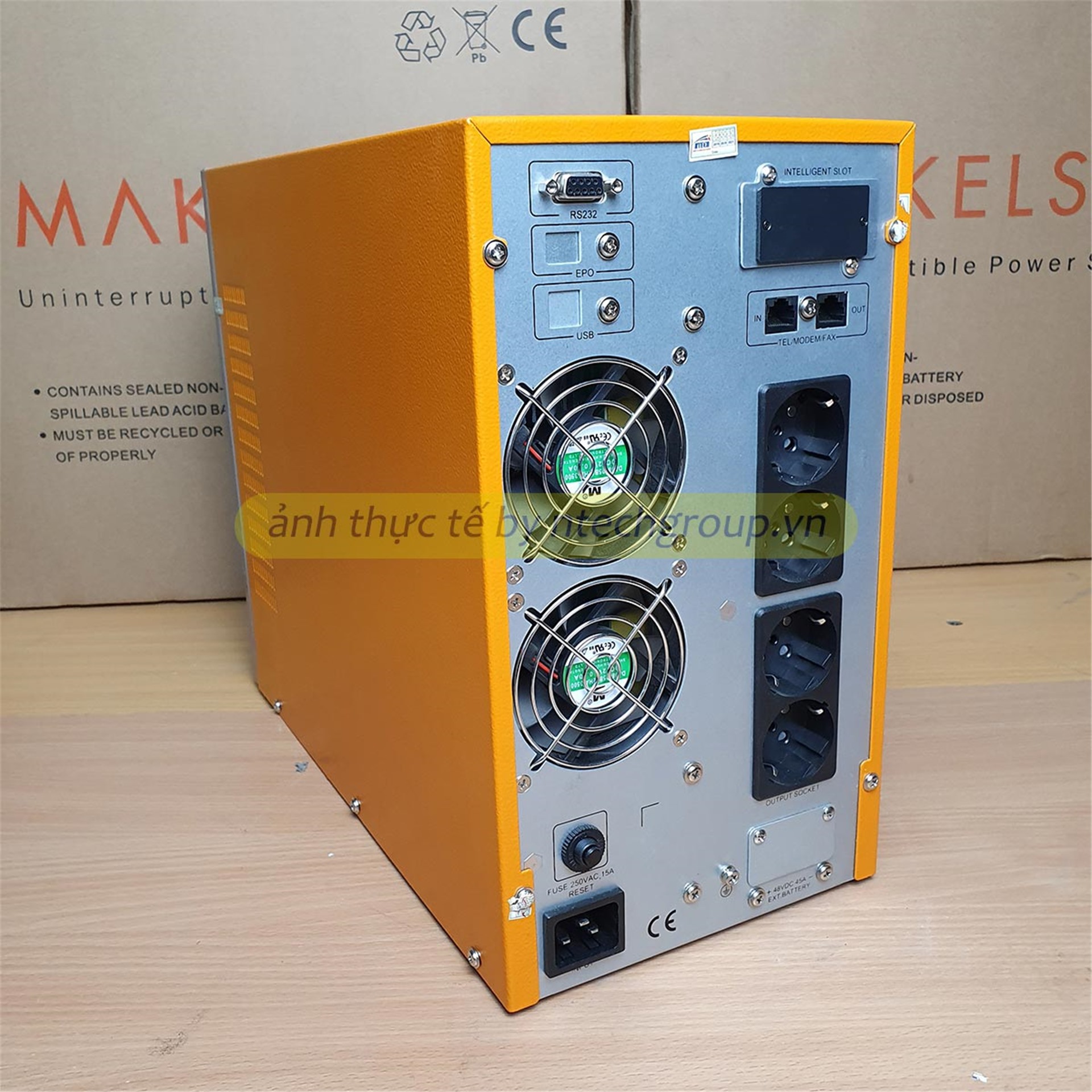 Bộ Lưu Điện UPS Online Makelsan Powerpack SES 2kVA 1:1 Phase