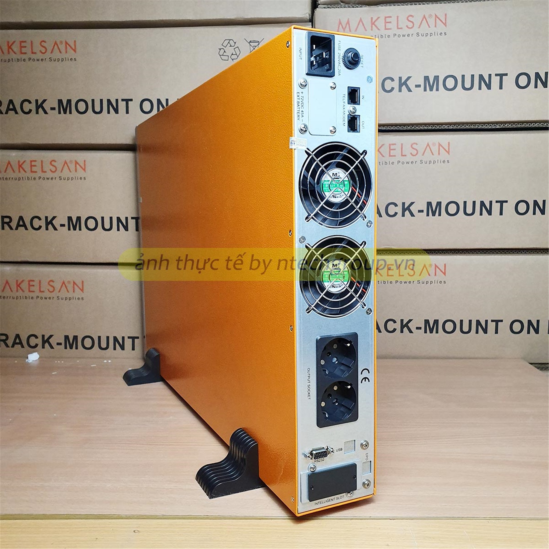 Bộ Lưu Điện UPS Online Makelsan Powerpack SE RT 3kVA 1:1 Phase