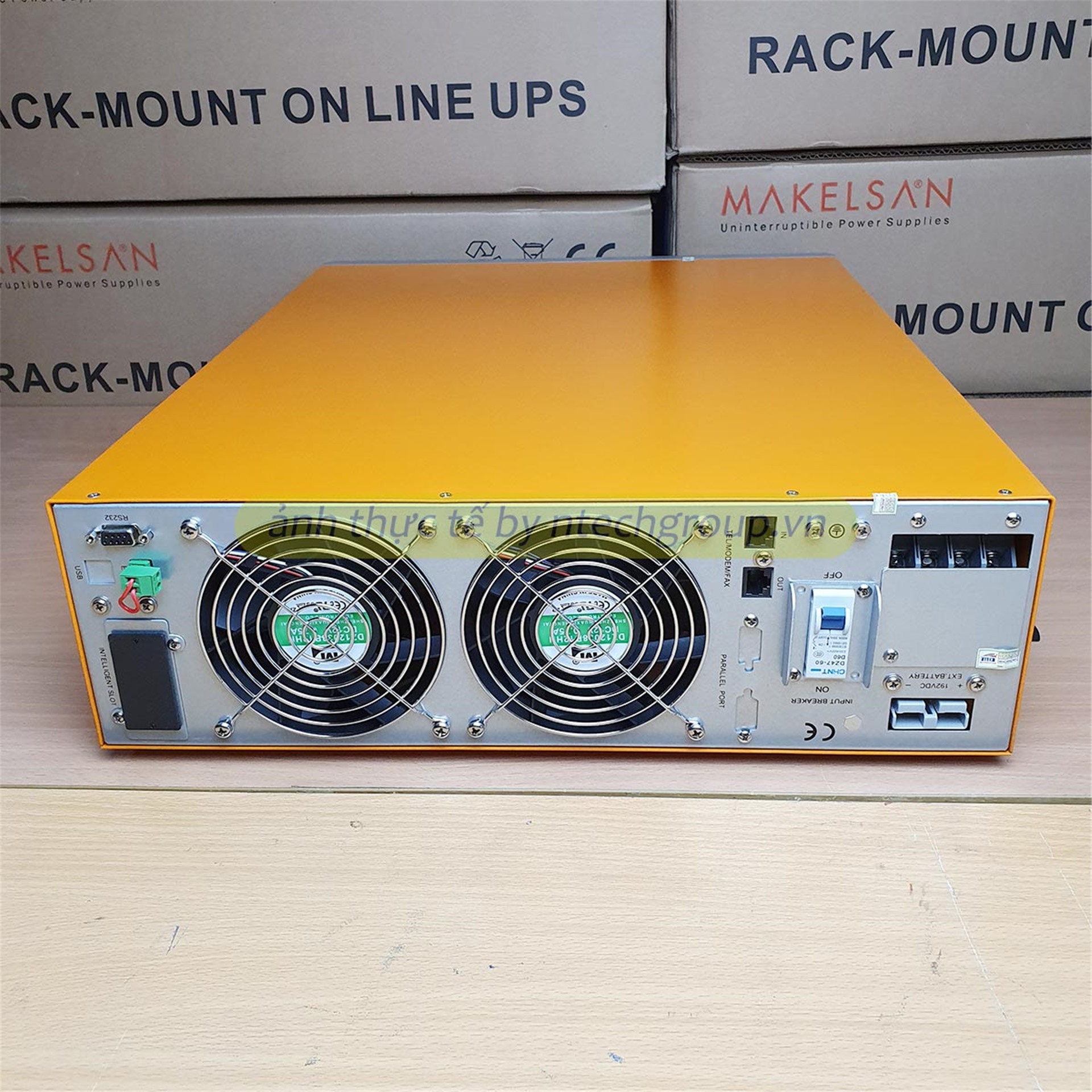 Bộ Lưu Điện UPS Makelsan Online Powerpack SES RT Plus 6kVA 1:1 Phase