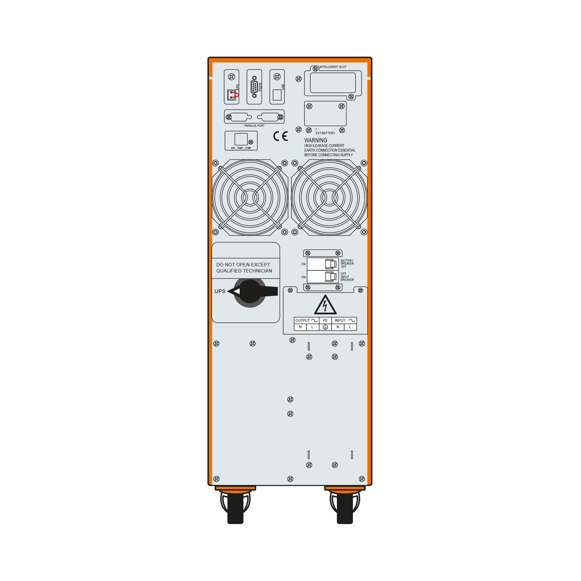 Bộ Lưu Điện UPS Online Powerpack SES RT Series 6kVA/10kVA