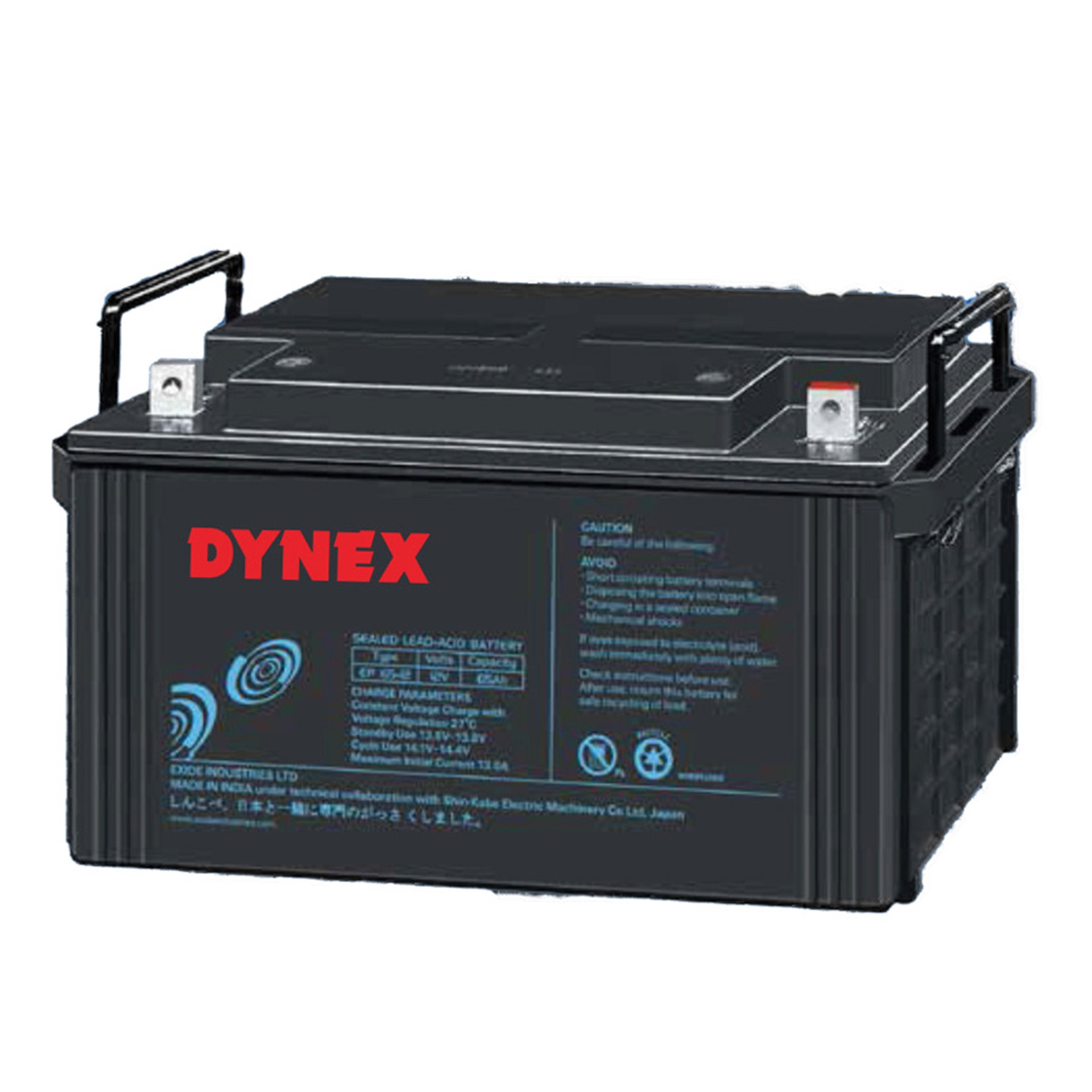 Ắc Quy Chì ACIDE Dynex-Exide-India Series EP 12V/7,5Ah-200Ah