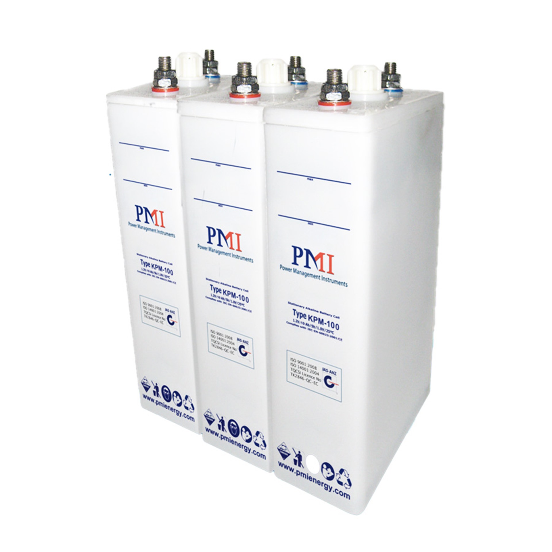 Ắc Quy Kiềm NI-CD PMI Series 5Ah-1200Ah 1,2V
