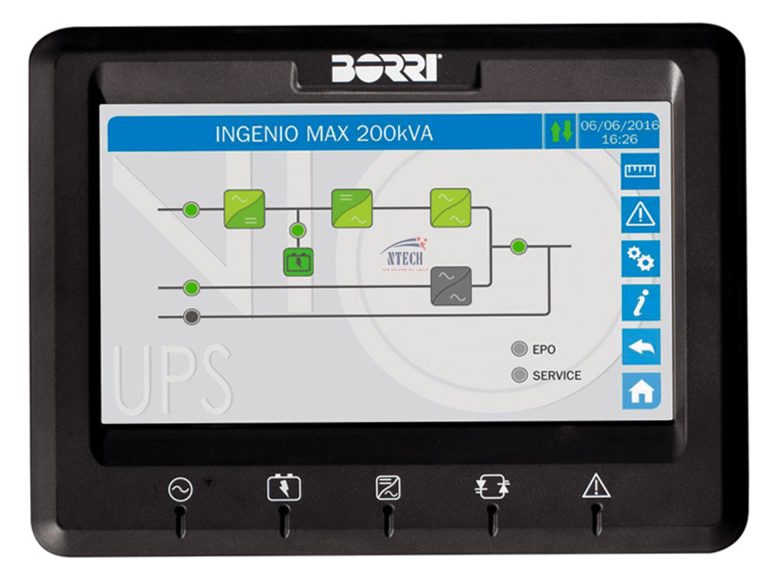 Bộ Lưu Điện UPS Borri Ingenio Max 200kVA – 500kVA 3:3 Phase