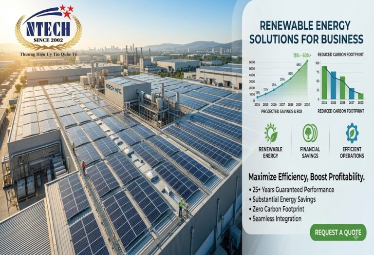 Chi Phí Lắp Điện Mặt Trời Cho Nhà Xưởng 2026: Báo Giá & Bài Toán Hoàn Vốn Chi Tiết